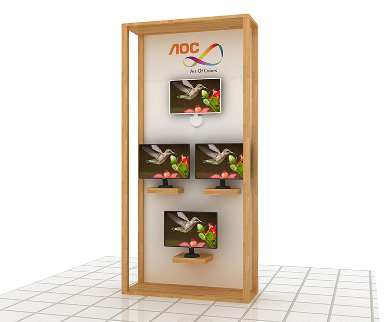 Monitor Showcase — showcase design by Media Lane