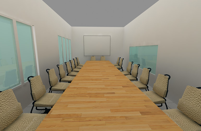Paing & Paing Meeting Room — room design by Media Lane