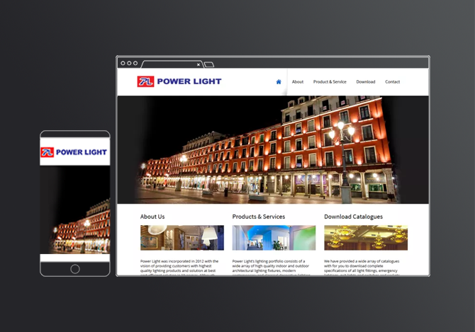 Power Light Myanmar — website design by Media Lane