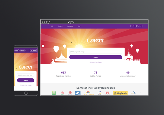 Career — website design by Media Lane
