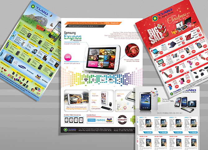 T-Land Flyer — brochure design by Media Lane