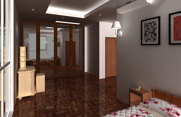 Condo Master Bed Room